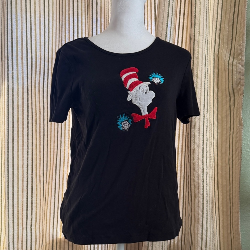 Black Cat in the Hat T-Shirt